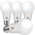 E ENERGETIC LIGHTING 40W Equivalent A19 LED Light Bulb, Soft White 2700K, ETL Listed, E26 Standard Base, Non-Dimmable LED Light Bulb, 4-Pack