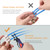 PLANEKO 11PCS Air Line Removal Tool Kit for 1/4" 5/16" Hose Fittings