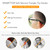 SMARTTOP Silicone Eyeglasses Temple Tips Sleeve Retainer, Anti-Slip Elastic Glasses Ear Grip Comfort Eyeglasses Retainers Behind The Ears for Reading Glasses Sunglasses
