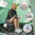 XXL 18.7" Portable Camping Toilet with Carring Handle and Bags for Outdoor