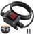 Bemaka IP67 Waterproof Inline Switch 12V DC 20A 4Pin 2 Position On/Off Toggle Switch with 14 AWG Wire Outdoor Inline Cord Switch with Red LED Rocker Button