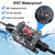 Bemaka IP67 Waterproof Inline Switch 12V DC 20A 4Pin 2 Position On/Off Toggle Switch with 14 AWG Wire Outdoor Inline Cord Switch with Red LED Rocker Button