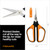 Fiskars 7" Loop Micro-Tip Pruning Shears, Garden Snips for Intricate Cuts