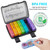 FGcase 7 Day Pill Organizer 3 Times a Day Large Weekly Pill Case, Black