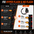 2-Pack 2-Pin Electronic LED Flasher Relay 12V LF1-S-PIN MAX 150W - Fix Motorcycle Turn Signal Hyper Flash for LED Bulb Conversion