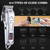 Ufree Hair Clippers for Men, Cordless Trimmer Set with LED Display, Silver