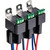 Gebildet 3pcs 12V Fuse Relay Switch 12 AWG Harness Set with Built-in Diode- 30A ATO/ATC Blade Fuse, 4-Pin SPST Automotive Electrical Relays