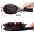 Klinkleay Ebony Wood Hair Brush, Anti-Static Paddle