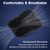 SKYJDM Motorcycle Passenger Seat Cushion, Shock Absorbing, Small