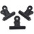 Coideal Black Bulldog Paper Clips 2 Inch, 20 Pack Large Metal Hinge Clips Binder Bull Clip Clamps for Food Bags, Pictures Photos, Art Crafts, Office Supply (50mm)