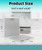 2-Pack WA0575 Range Hood Filters 13.5" x 14.4" x 0.35", 5-Layer Aluminum Mesh Grease Filter Replacement Compatible with Vissani 30-Inch Pyramid Wall Mount Range Hood