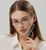 Viseng Slim Mini Metal Reading Glasses Compact Lightweight Portable Readers with Glasses Case for Reading Case,Gold+Silver+Black+1.5
