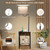 FIMEI Floor Lamp with Table, End Table with Charging Station USB Ports & Outlets, 3 Color Temperature Reading Light Bedside Table, Nightstand with Shelves for Bedroom Apartment (Natural Wood)