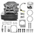 Cylinder Piston Top End Kit Compatible with Redmax EBZ8550 EBZ7500 EBZ8500 EBZ6500 Fit for 580BTS 580BFS 578BTF 570BTS 570BFS 560BTS 560BFS Backpack Leaf Blower Cylinder Head Gaskets Assembly Kit
