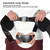 Adjustable Sled Belt for Resistance & Agility Training - 2 Sled Pulling Straps & 4 Hooks