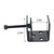 Tighall 2PCS Adjustable C-Clamp Bracket Clamp Iron Heavy Duty Mount Desk Partition Clamp, with Wide Jaw Openings for DIY Open Shelf Brackets, include Screws