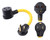 ONETAK NEMA 6-50P to 6-30R ETL Listed 240V 50 Amp 3 Prong Male Plug to 30 Amp 3 Prong Female Outlet Receptacle Generator Welder Dryer Power Cord Adapter