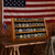 DecoWoodo Challenge Coin Display Case, 4 Row Solid Wood Military Coin Holder Rack Stand Holds 30 Coins for Desk or Wall Mount, Coin Holders for Collectors (4 Rows Walnut Finish)
