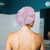 Polka Dot Shower Cap for Women Reusable Vintage Hair Caps for Shower Caps