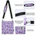 MDSTOP Catheter Bag Holder, Urine Drainage Bag Holder with Drain Tube Cover and Adjustable Shoulder Strap, Easy Acess and Drainage, Secure & Discreet for Urostomy Foley Catheter Users (Purple)