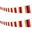 Armenia Armenians String Banner Flag,16 ft 20 Mini Flags String, 5.5 x 8.2 Inch String Flag Banner, Indoor and Outdoor Party Decorations.
