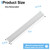 Shower Door Magnet, Neodymium Magnet, 3" Long Glass Shower Door Strong Rare Earth Replacement (Nickel Plating, 1 Pack)