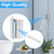 Shower Door Magnet, Neodymium Magnet, 3" Long Glass Shower Door Strong Rare Earth Replacement (Nickel Plating, 1 Pack)