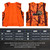 Volein Blaze Orange Hunting Vest with Pocket, Lightweight Deer Hunting Camo Vest for Big Game, 4XL
