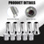 awlbed 10 PCS Car TR414AC Tire Valve Stem Sleeve and Cap Kit, Universal TPMS Rubber Valve Stems Anti-Leak Valve (Silver)