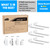 WEKIS 6 Inch Floating Shelf Brackets White, Hidden Invisible L Shelves Brackets, 1/5 Inch Heavy Duty Metal Industrial White Shelf Bracket Hardware Supports, 6 Pack Brackets for Wood Shelves