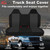 runfider Custom Bench Seat Covers for Ford F150 1999 2000 2001 2002 2003 2004 Heavy Duty Cloth Protector Interior Accessories，Waterproof & Machine Washable - Black