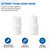 4 Pack CPAP Hose Connector, CPAP Hose Coupler Adapter, 2 x 22mm to 22mm Connectors and 2 x 22mm to 15mm Adapters, for Compatible Standard CPAP Tubing, Not for Heated Tubing