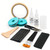 FishTrip Fishing Rod Repair Kit Complete Carbon Fiber for Rod Building