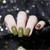 COSMOO Olive Green Nail Polish, 12ml Olive Quick Dry Nail Lacquer for Nail Art Varnish, 0.41 fl oz
