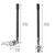 1/4 Wave Replacement Antenna for Shure SLX, BLX, U4S, U4D, UR and More. 470 to 752Mhz（Pack of 2）,Eifagur
