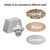Luwanburg Wall Mounted Beer Bottle Opener with Cap Catcher Drain Openings