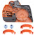 440 Chain Brake Assembly Side Clutch Cover for Husqvarna 440 Chainsaw, Husky 440e II Chainsaw Clutch Cover with Brake Assy & Bar Nuts Buckle Clips Kit, 501388203 Clutch Cover Chain Saw Parts