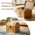 2 Pack Soft Close Toy Box Hinges for Heavy Curved, Round, Arched and Flat Lids -