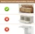 2 Pack Soft Close Toy Box Hinges for Heavy Curved, Round, Arched and Flat Lids -