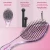 "2026 Must-Have-Vmagic Detangling Brush High-Quality Scalp Comb for Women Girls Men & Boys Use in Wet and Dry Hair Dual-Level Teeth for Effortless Detangling Long Lasting Color: Purple"