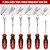 TOOLEAGUE 6Pcs Auto Upholstery Trim Panel Removal Tool Set