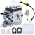 Hipa C1U-K54A Carburetor for Mantis Tiller 7225 7222M 7222 All-in-ONE KIT