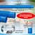 EBOOT 4 Set Pool Pump Hoses for Above Ground, 1.5" x 59", Blue