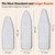 Ironing Board Cover and Pad, Extra Wide 18x49, Extra Thick