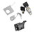 TCMI Motorcycle Rear Trunk Tour-Pak Lock with Key, EZ Tour-Pak Lid Catch, Fits for 1985-2013 Touring and Trike models equipped with King, Ultra, or Razor-Pak Tour-Pak Luggage