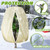 WILLBOND 10 x 12 Ft Huge Plant Covers Freeze Protection Frost Cloth with Zipper and Drawstring Shrub Jackets Extra Large Winter Tree Cover Frost Blanket Protection Bags for Outdoor Plants Bush (Beige)