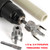 PVC Pipe Threader Kit, 4 Piece Set, 1/2" 3/4" 1" NPT Sizes with Broken Bolt Extractor, Dual-Function Internal and External Threading Tool, Electric Drill Compatible for PVC, PPR, MPP Pipes