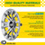 IOOBLBEI (4-Pack) Premium 8" Golf Cart Hub Caps, Hubcaps & Wheel Rim Covers, 6-Spoke Design for Club Car, EZGO, Yamaha (Excludes RXV Models) - 8 Inch Set, Abs,Steel, Acrylonitrile Butadiene Styrene
