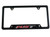RST License Plate Frame Cover Holder, Black for Silverado 1500 Tahoe Yukon,Truck Car Accessories 1pcs