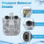 Dreyoo 2 Pieces Pressure Balancing Cartridge and Valve Stem Assembly